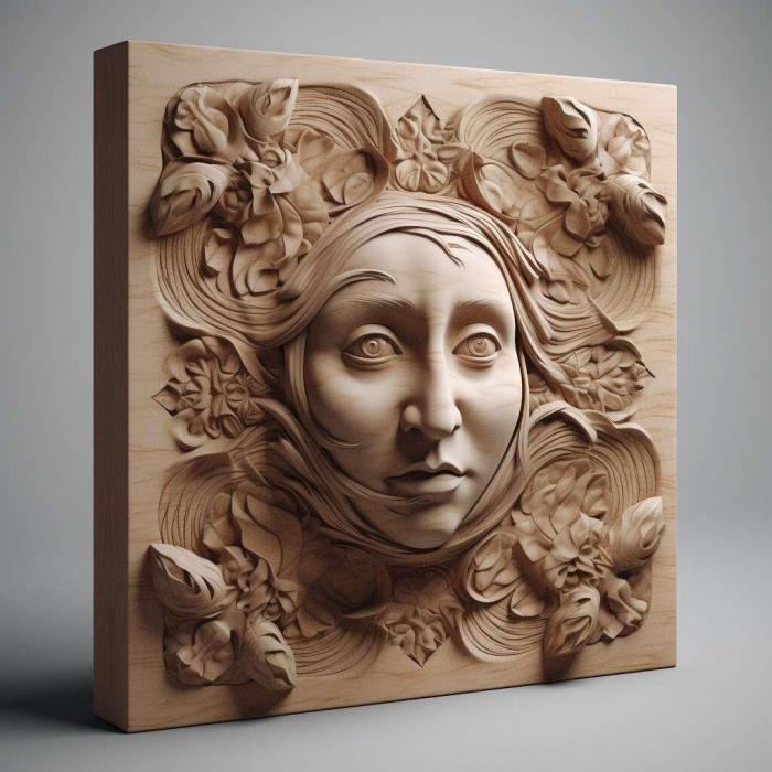 نموذج ثلاثي الأبعاد لآلة CNC 3D Art 